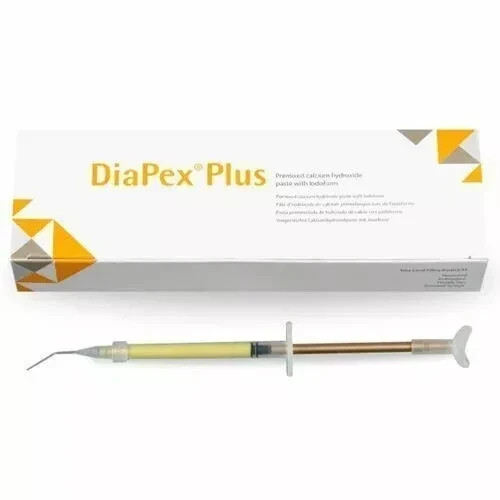 DiaDent Diapex Plus Pemixed Calcium Hydroxide Paste With Iodoform – 1 Syr of 2g.