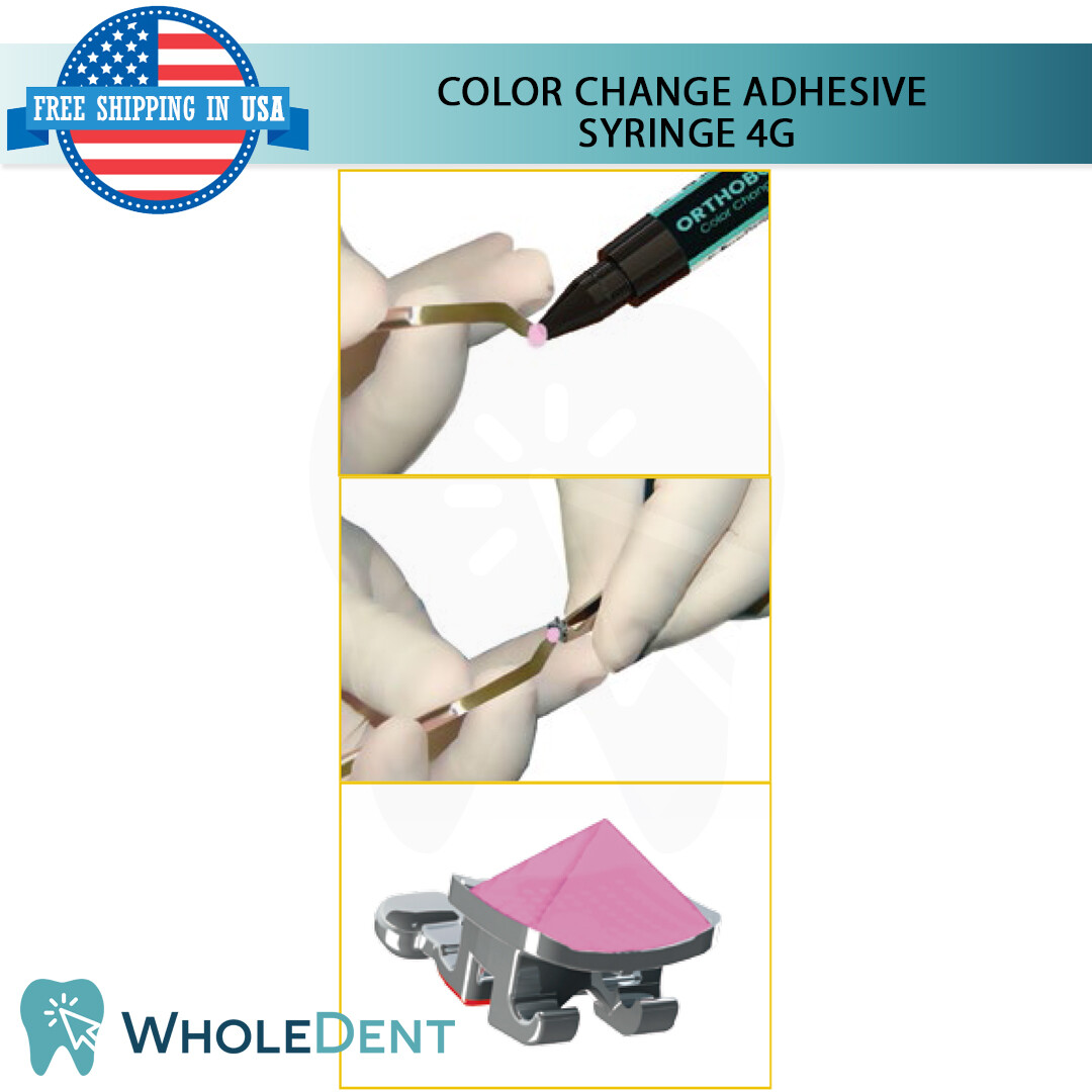 Orthodontic Dental Color Change Adhesive Bonding Metal Ceramic Brackets Morelli