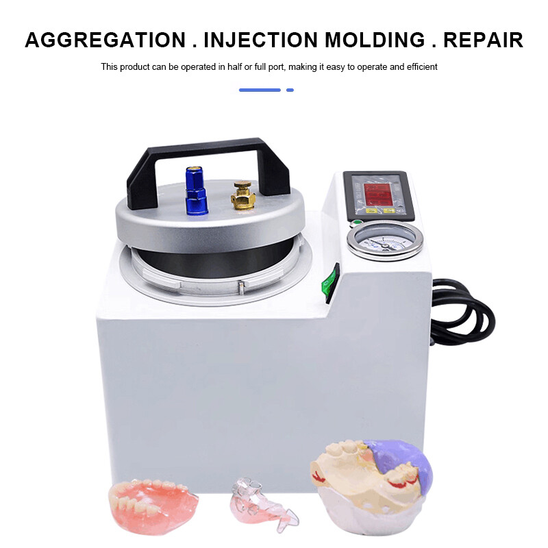 65W Portable Dental Digital Pressure Polymerizer Polymerization Unit Pot JG-221