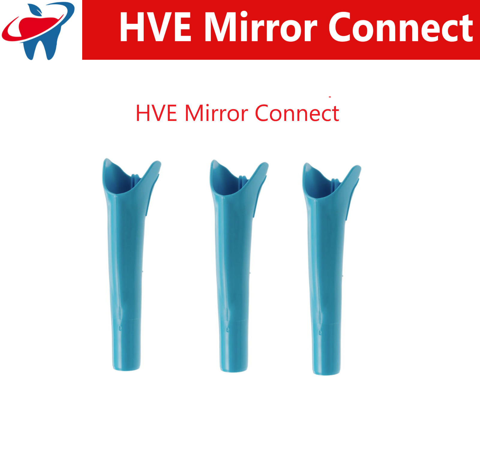 Dental HVE Mirror Connect Kit Refill, Connector HuFriedy Purevac Type Swivel