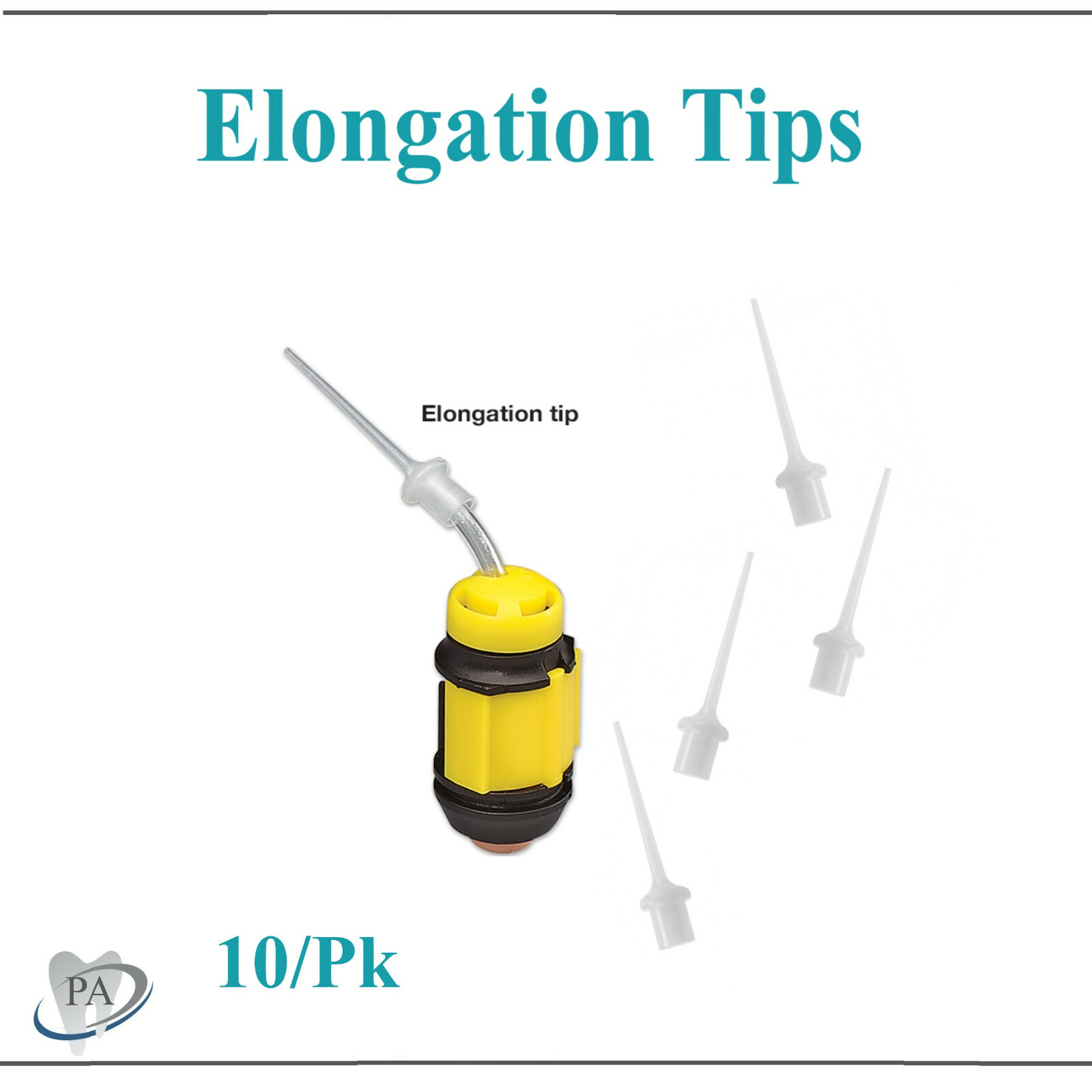 Dental Elongation Tips for use with RelyX Unicem Aplicap Capsules, 10/Bag
