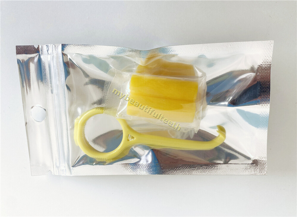 30Pack Dental Aligner Chewies Clear Retainer Tray Retainer Seater Retriever Take