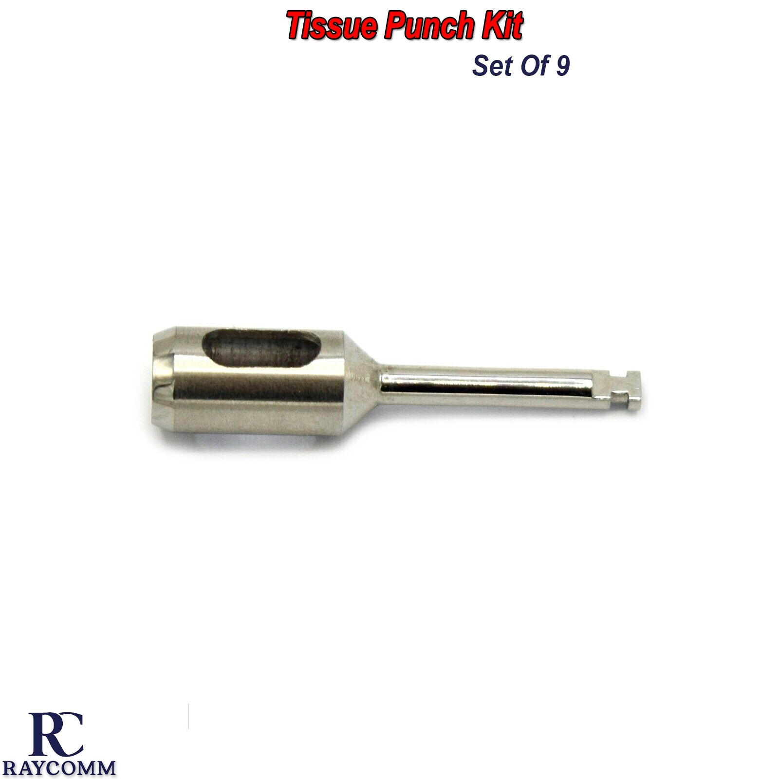 Dental Implant Tissue Punch Kit Set Of 9-PCS Surgical Surgery Instruments CE