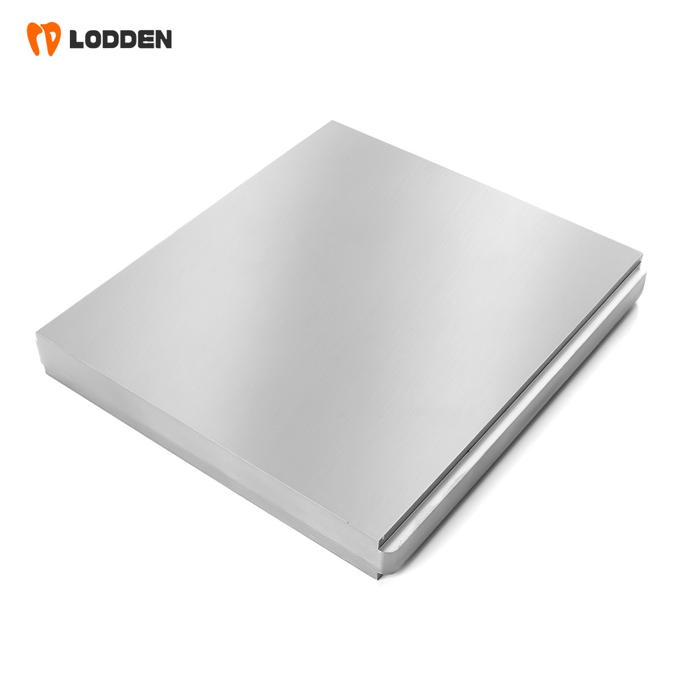 Dental Lab Alloy Titanium Metal Disc Blocks Square Plate 98mm TA2GR2/TC4GR5