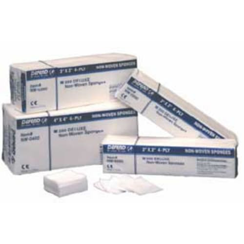 Defend 3″ x 3″ 4 ply Non-Sterile Non-Woven 32g Rayon/Polyester