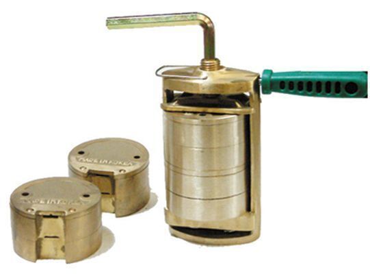 Dental Lab Denture Flask Press Kit Upper /Lower Brass Flask Dental Laboratory