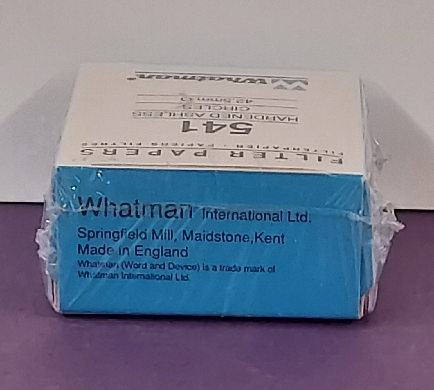 WHATMAN 541 HARDENED ASHLESS FILTER PAPER, 42.5mm DIA # 1541-042, Unopened/100PK