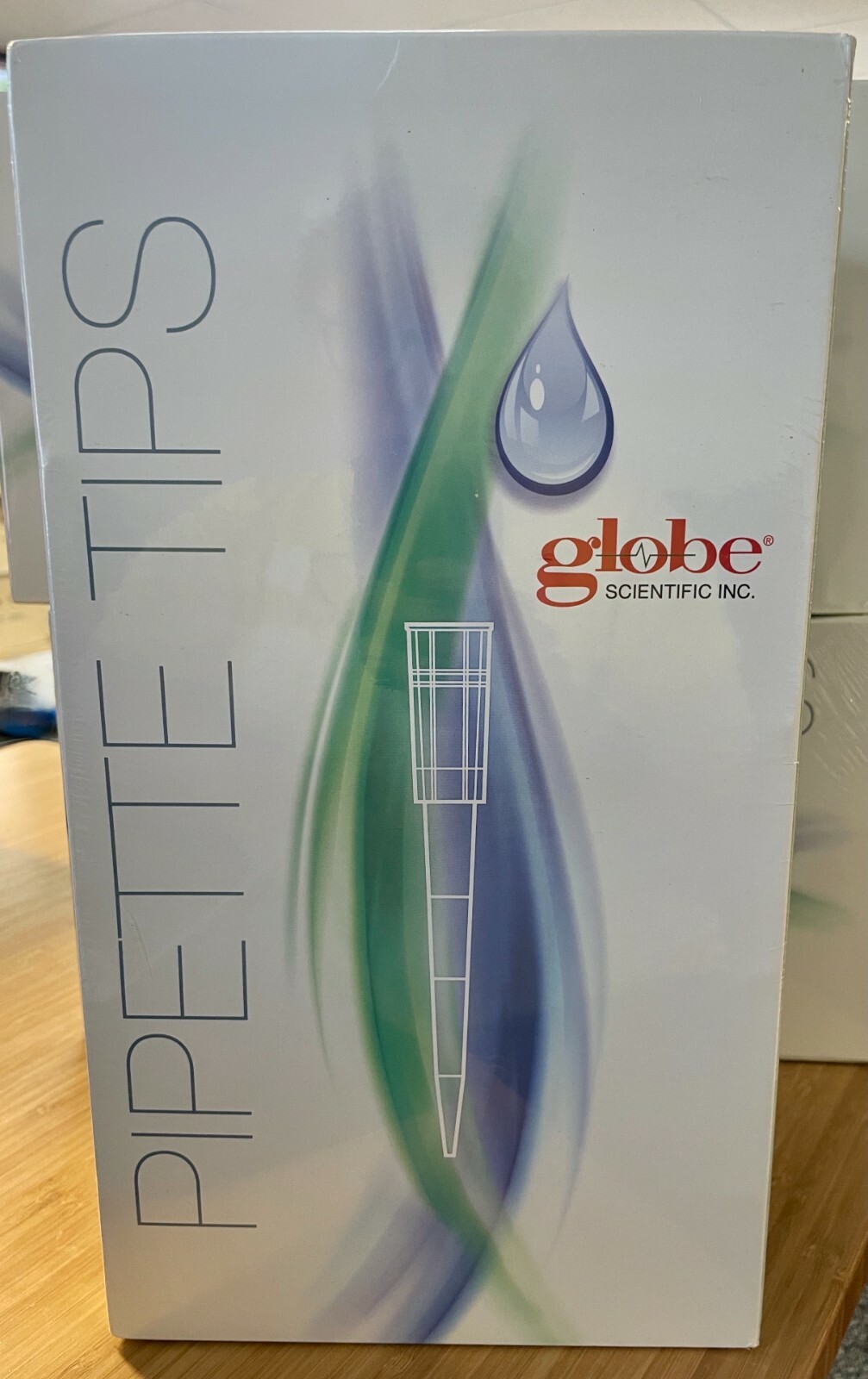 Globe Scientific 200ul Pipette Tip Natural 54mm 96/Rack 10 Racks/Box 151150R-96
