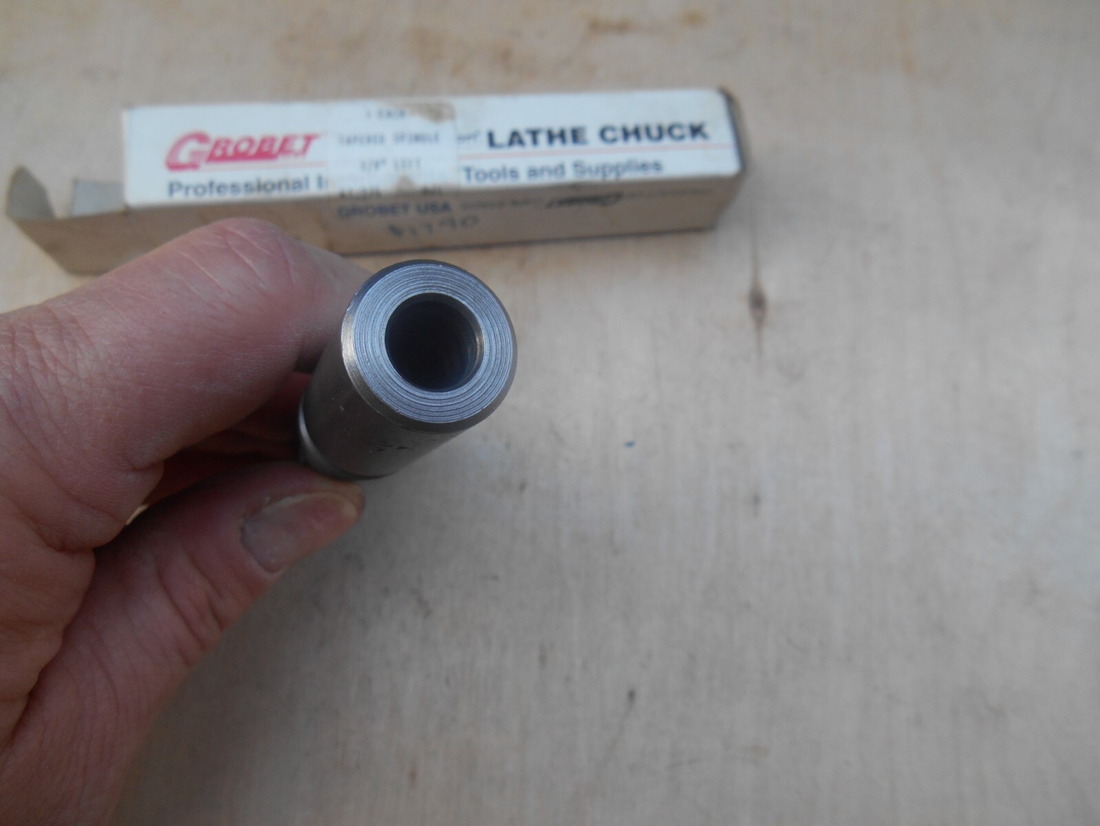 Grobet dixon tapered spindle, 3/8″, left