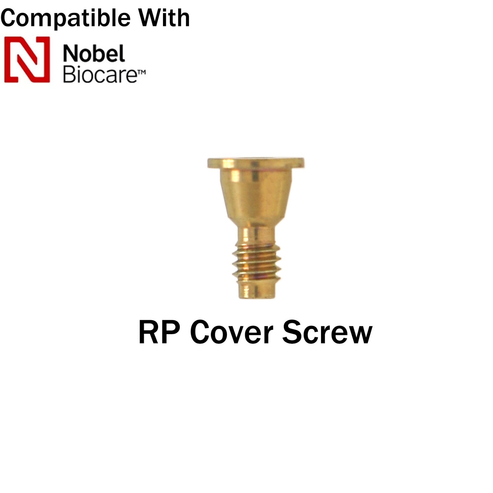 Dental Healing Cap Abutment RP/NP fits NOBEL Active Ø3.6/5.0/6.0 H=3.0/5.0/7.0mm
