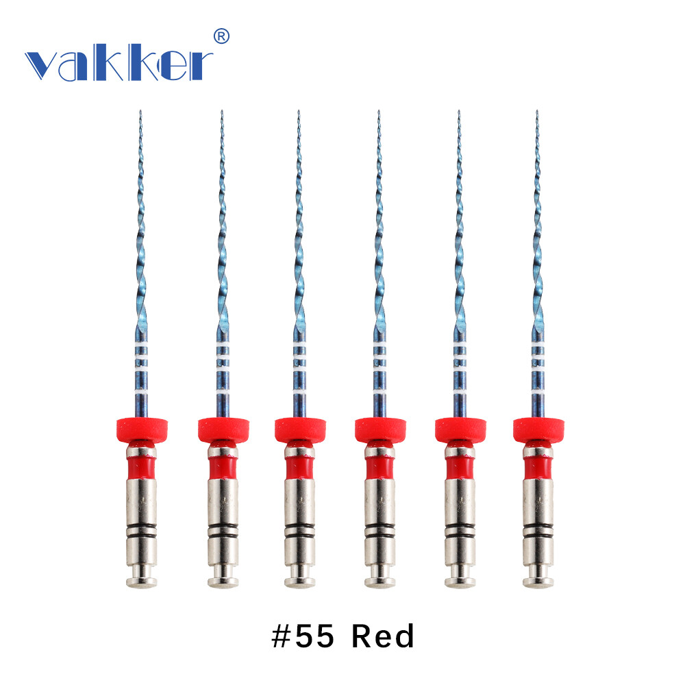 V Blue Dental NiTi Rotary Endo Files Heat Activated Root Canal File 25mm 21mm