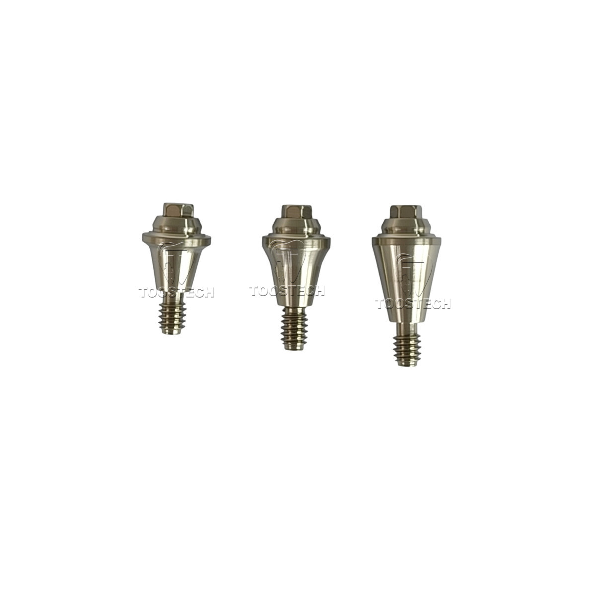 10pcs Dental titanium Multi unit straight abutment Fits to Nobel Active NP/RP