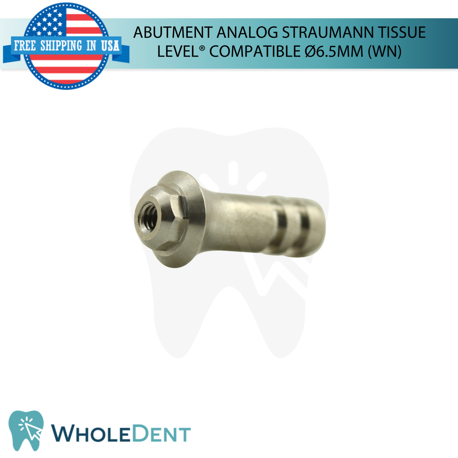 Dental Prosthetic Analog Straumann Tissue Level® Compatible Ø6.5mm System WN