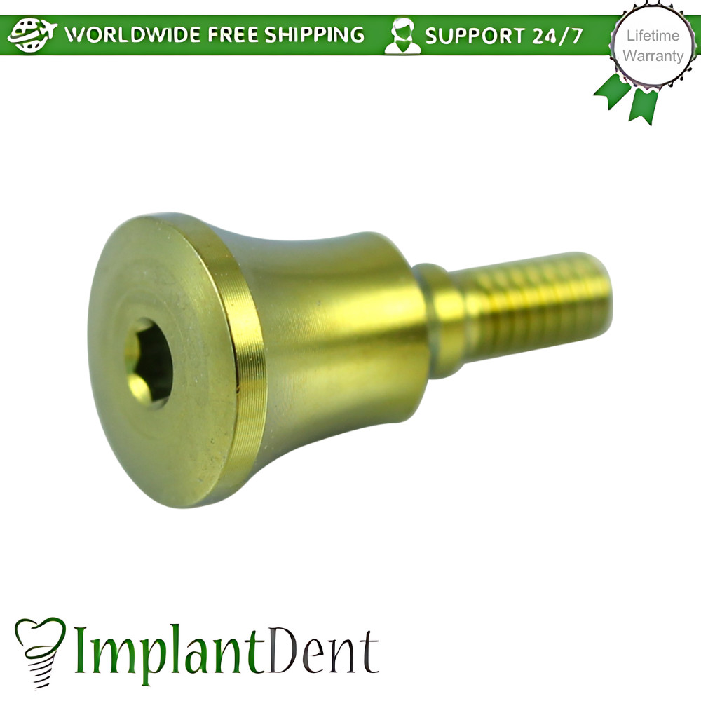 50x Concave Anatomic Dental Healing Cap Wide Platform Ø5.5mm Int Hex 2.42mm