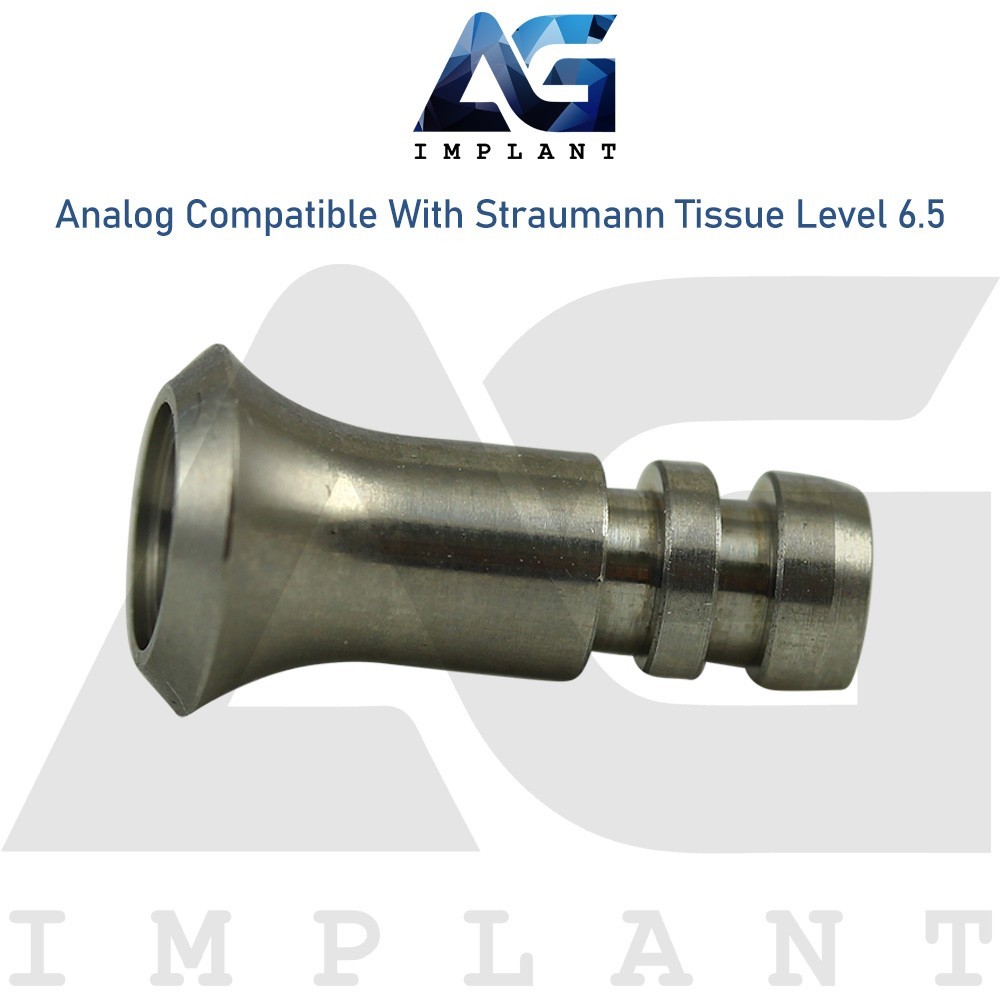 10 Fixture Analog Compatible with Straumann Tissue Level® Ø6.5mm (WN)