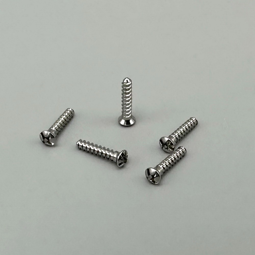 Dental GBR Thread Screw Membrane Silver Screw 1.5×4/1.5×8/1.5×10 Size