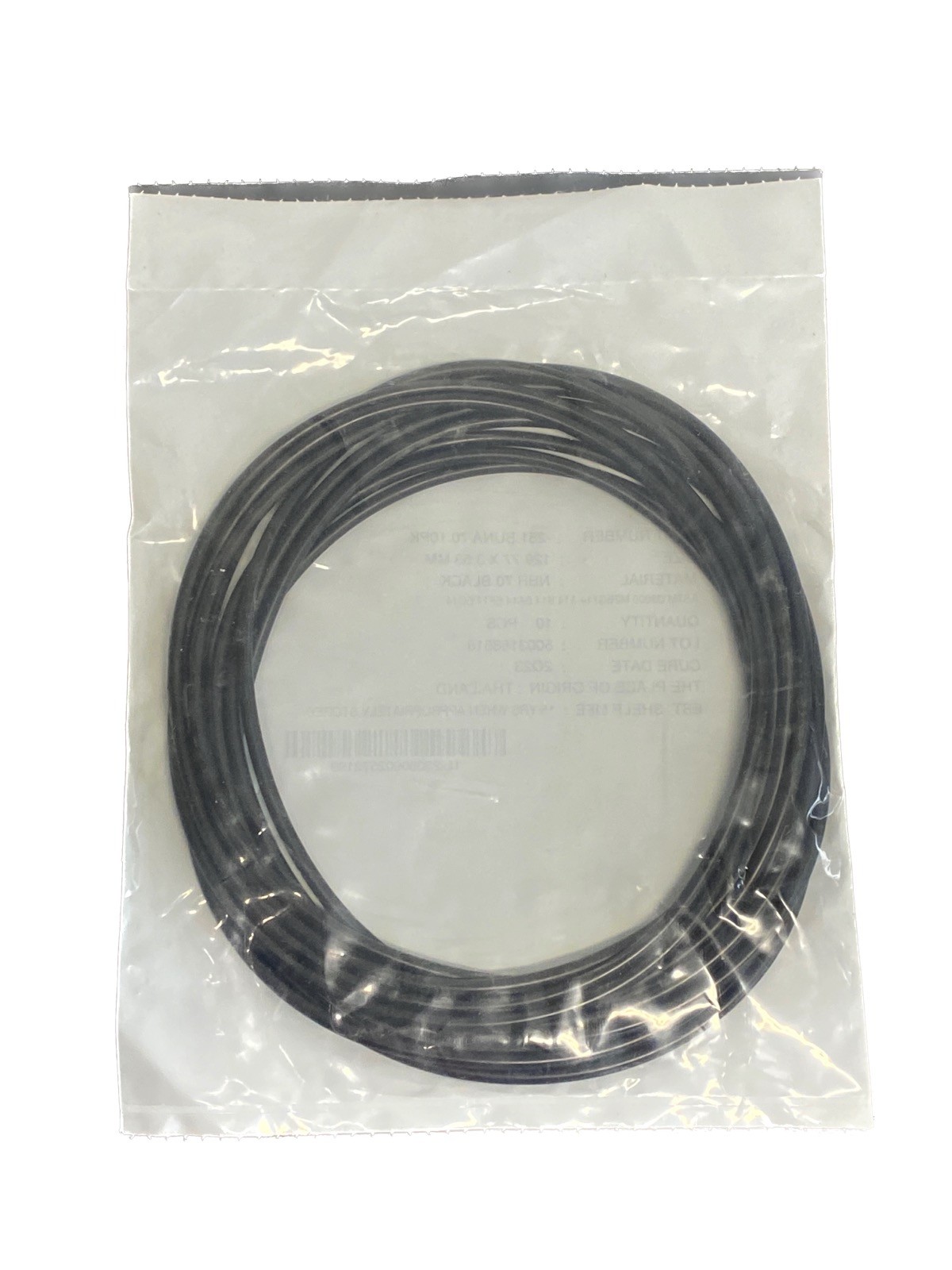 (10/Pack) 251 Buna 70 O-Rings Black 129.77mm x 3.53mm
