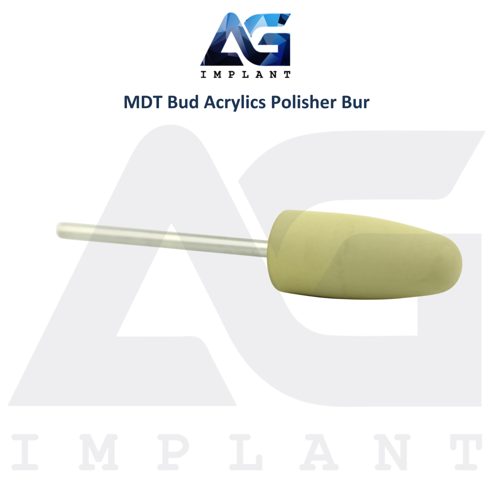 MDT Dental Bud Acrylics Polisher Bur Pre-Polishing High-Gloss Finishing Tool
