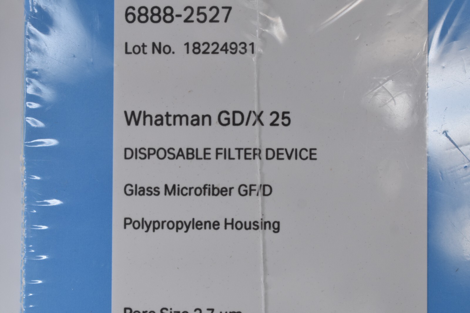 Cytiva 6888-2527 Disposable Filter Devices 150 Pack 2.7um Pore Whatman GD/X 25