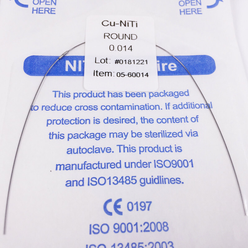 Dental Orthodontic Copper Cu-Niti Wires Arch Wire Rectangular Round Damon Type