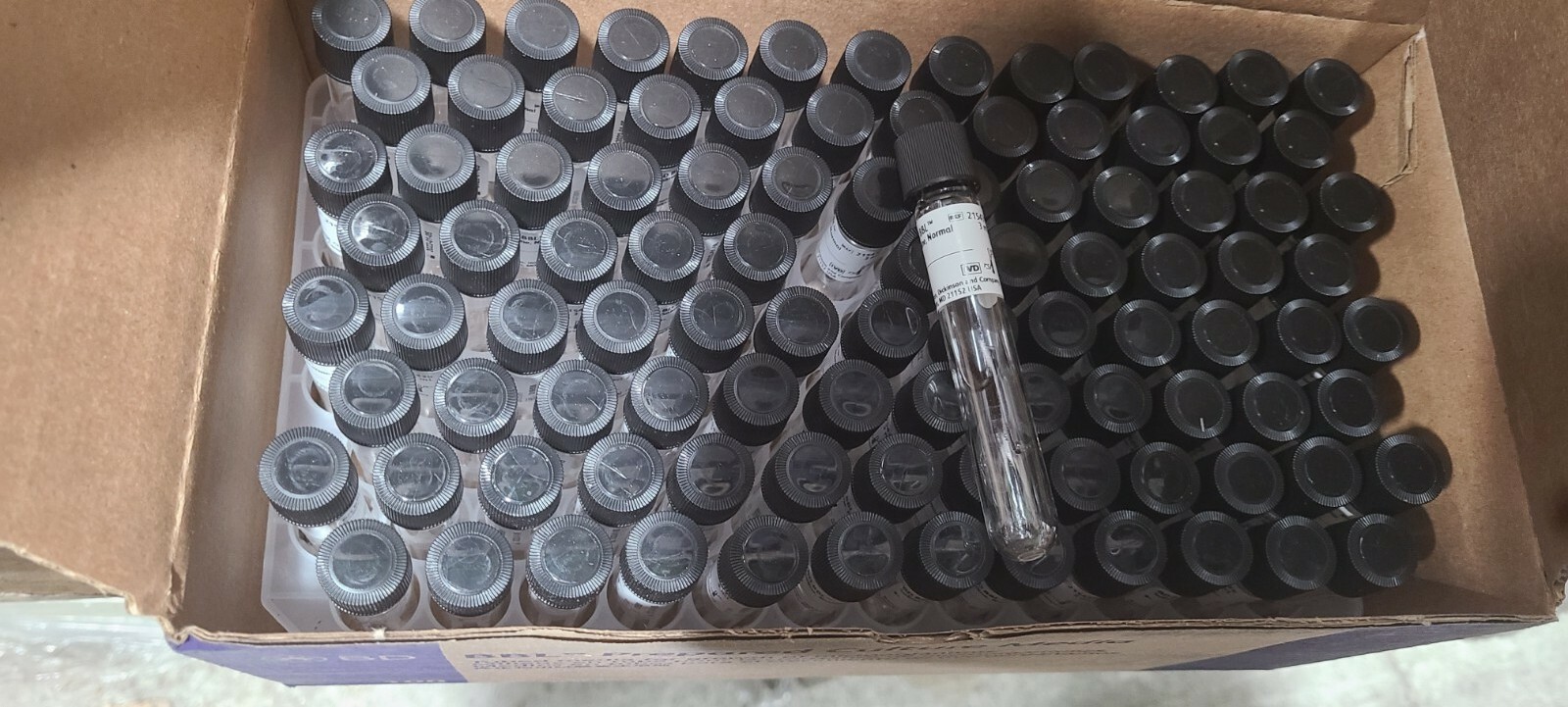 BD SPECIMEN COLLECTION & TRANSPORT SYSTEM 215439 BD BBL SALINE case of 100. 3ml