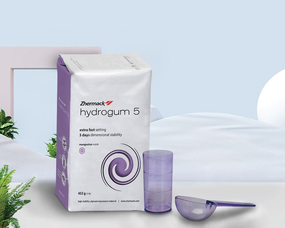 3 Pack, Zhermack Hydrogum 5 Alginate Impression Material, Fast Set 3x1lb