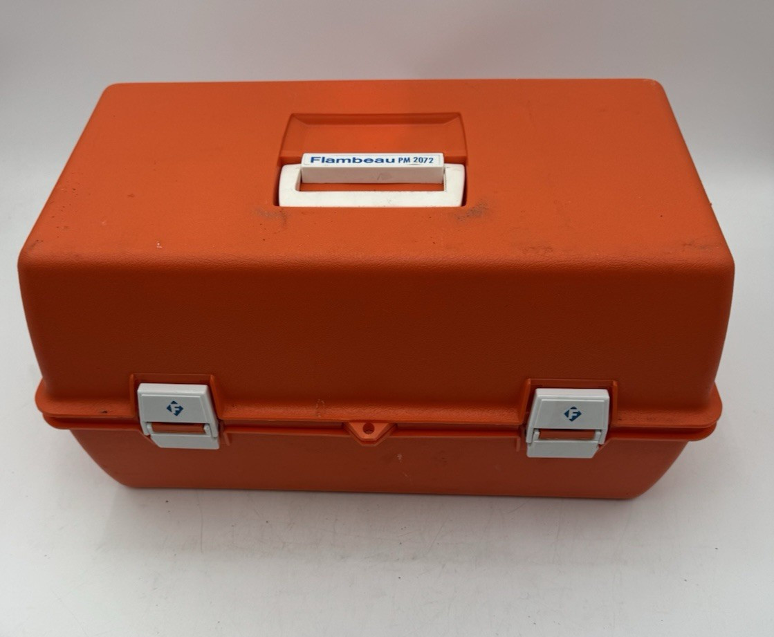 FLAMBEAU PM2072 MEDICAL BOX W/ SIMULAIDS & BEN NYE CASUALTY SIMULATION MAKE-UP