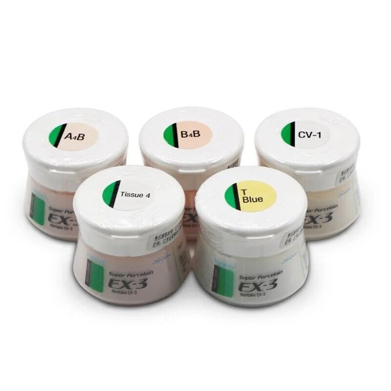 EX-3 Dental Porcelain Powder Dental Materials Body Translucent Enamel Porcelain