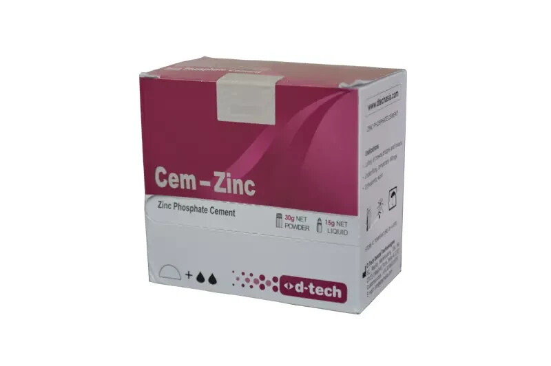 D Tech Cem Zinc Phosphate Luting of Crowns , Bridges and Inlays (Free Ship)