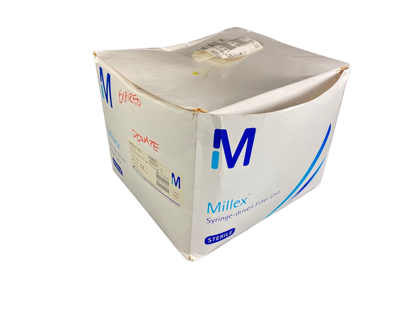 MILLIPORE PVDF .45µm Hydrophilic Millex-HV Filter Unit SLHV033RB (150/pk)