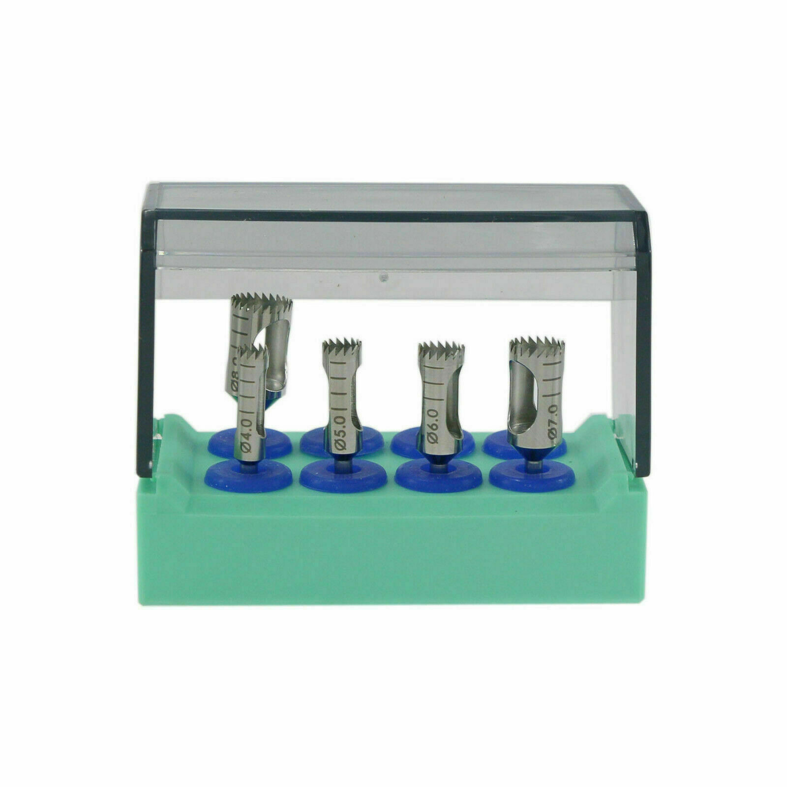 5Pcs/Kit Dental Trephine Implant Surgery Bone Graft Drills Surgical Bur & Holder