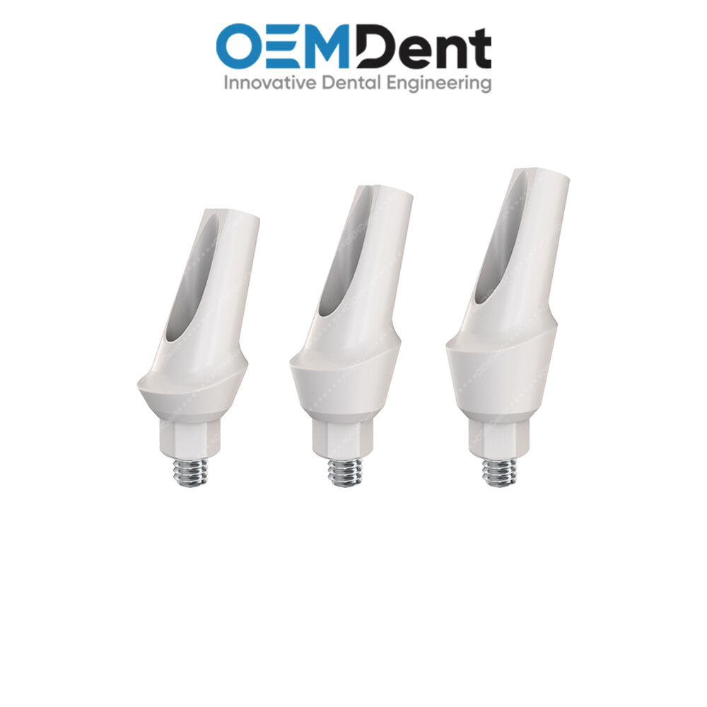 Peek Temporary Anatomic Angled Prosthetic 25° – Alfa Gate® Int Hex Compatible