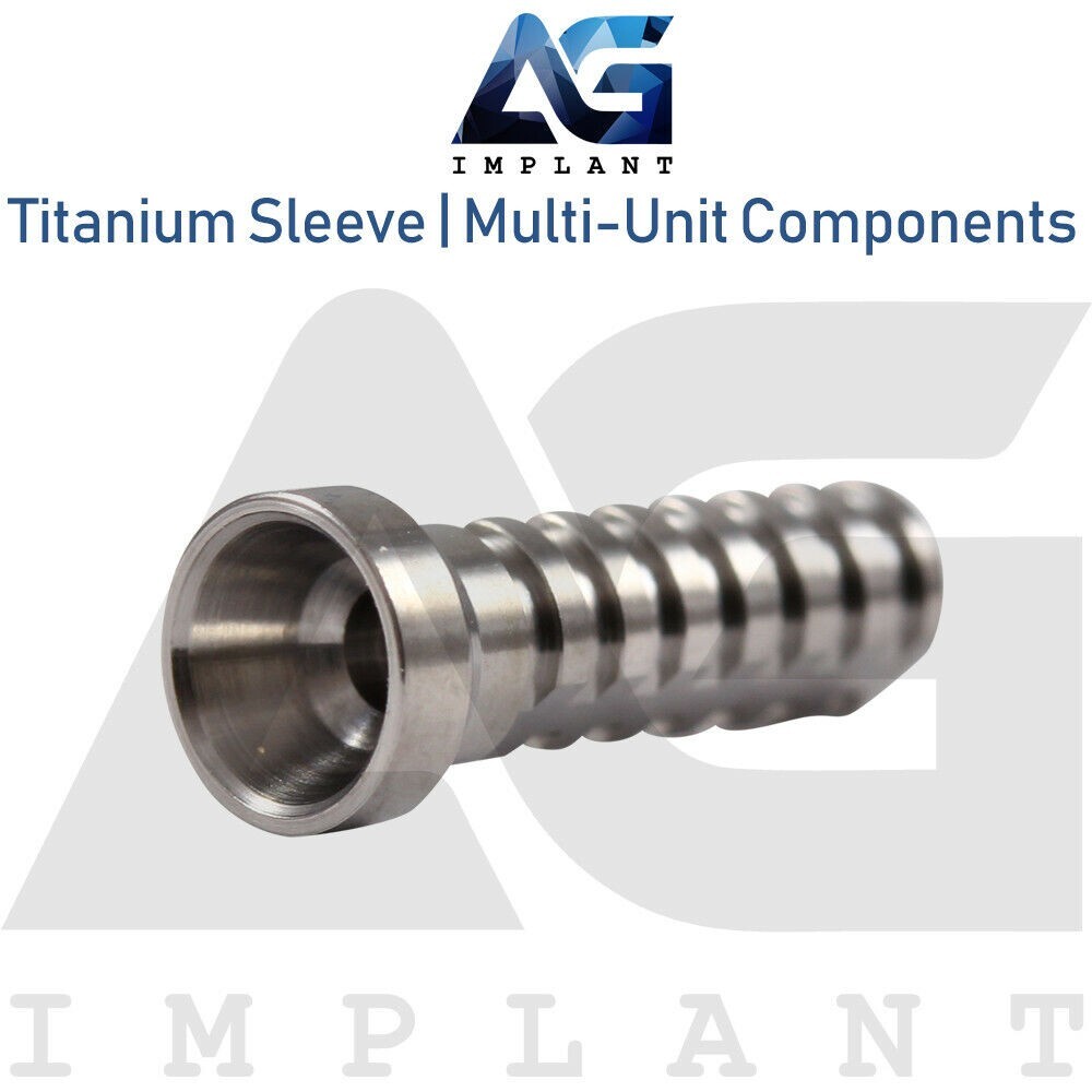 5 Angular Multi Unit Prosthetic System 30° Conical Connection RP Titanium Set