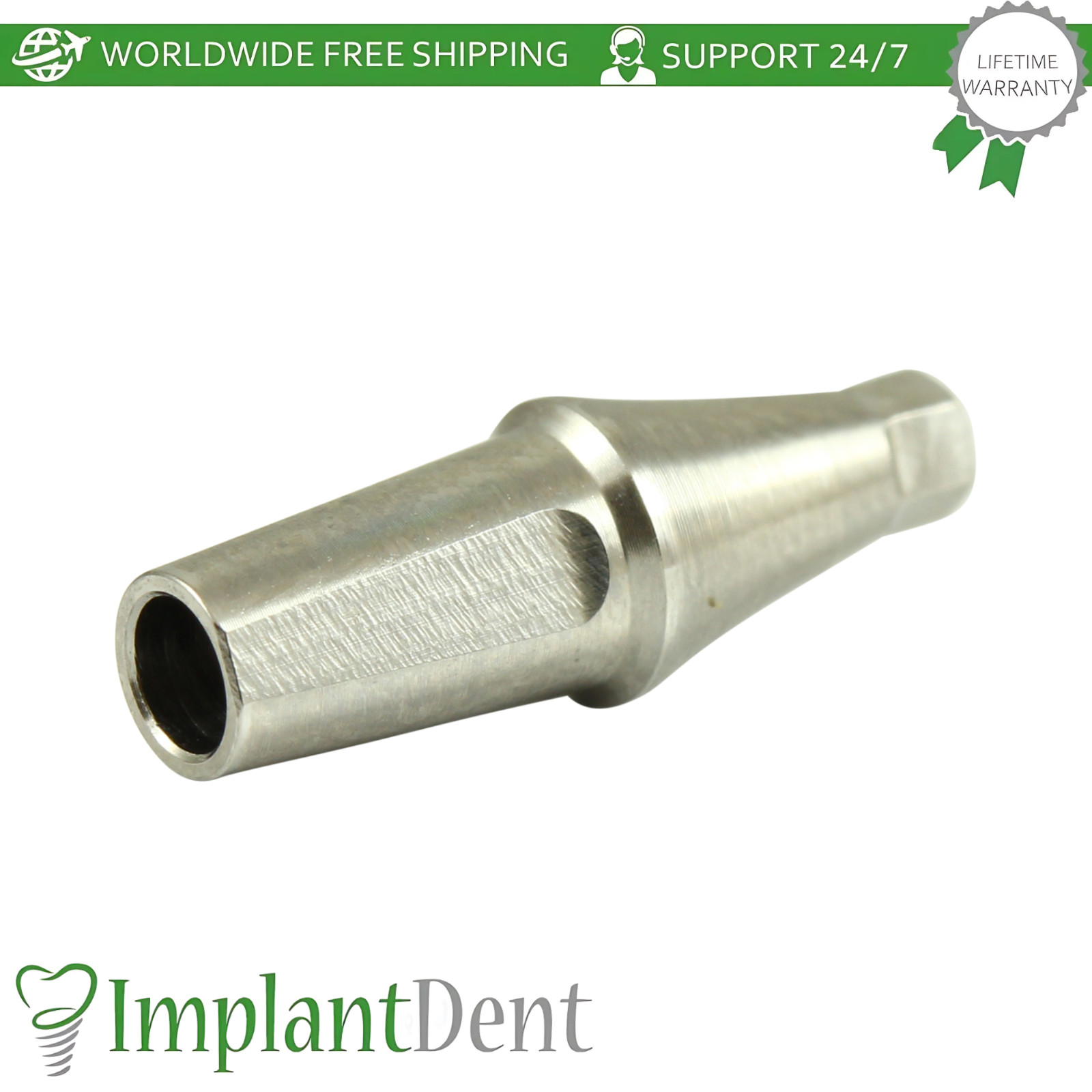 0sstem TS Compatible Mini Platform Straight Dental Prosthetic with Shoulder