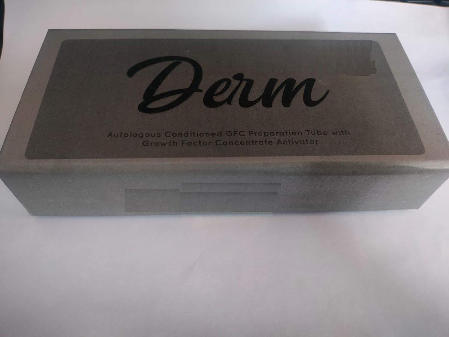 DERM Autologus Conditioned GFC Preparation Tube for Skin and Face 5 mL 2 Box
