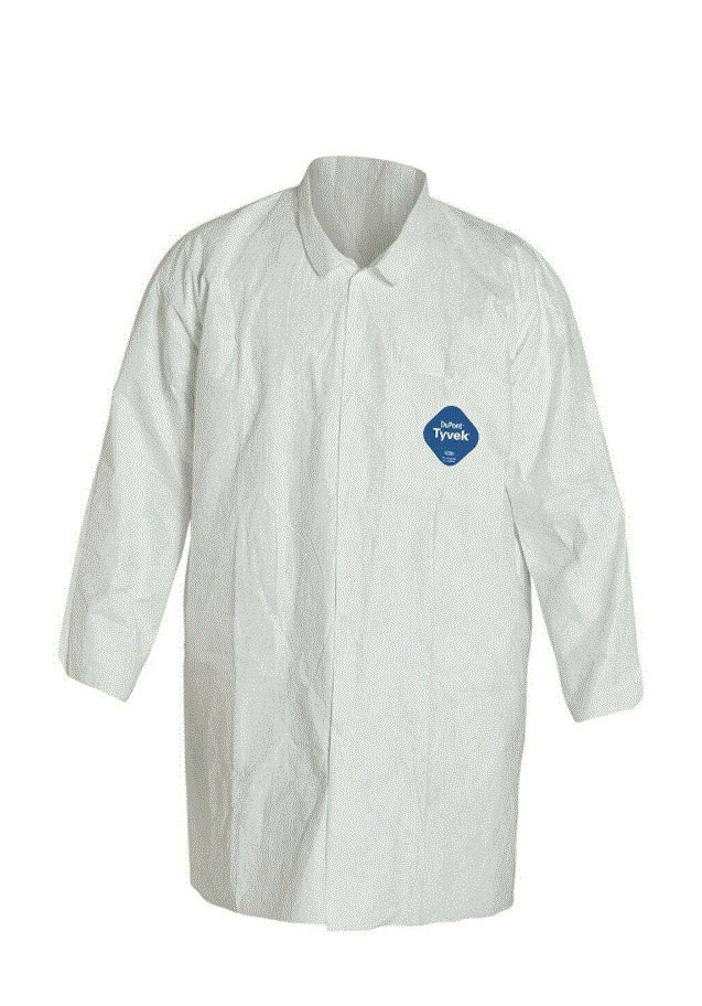 TYVEK Lab Coat Smock 2XL Dupont Lab & Dental Supplies 2XL
