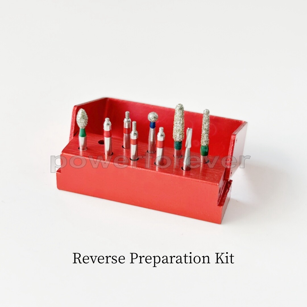 Dental Interproximal Enamel Grinding Bur Inlay/Crown/Reverse Preparation Kit