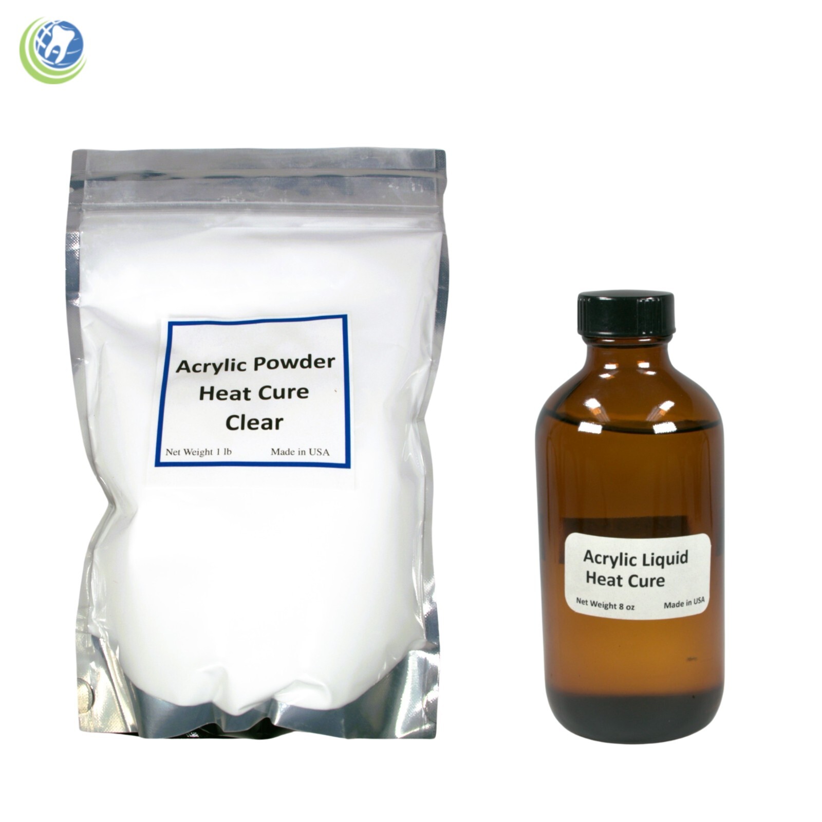 Dental Laboratory Dentist Heat Cure Acrylic Kit CLEAR – Dental Emporium
