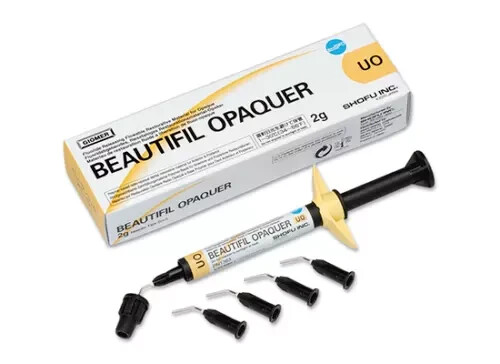 SHOFU BEAUTIFIL OPAQUER Flowable Composite 2gm UO Universal Opaque Shade DentalF