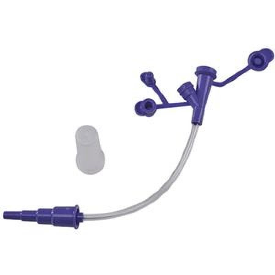 Kangaroo Extension Set Y Injection Port DEHP-free Non-PVC Pump/Anti Free Flow