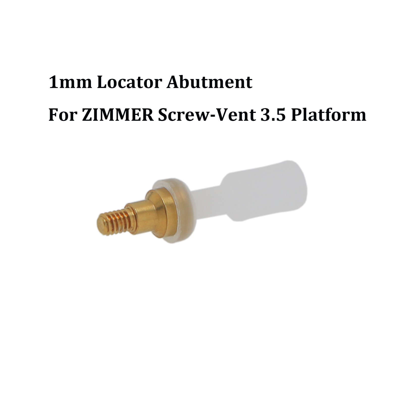 US Dental Overdenture Locator Abutment for ZIMMER Tapered Screw-Vent 3.5Platform
