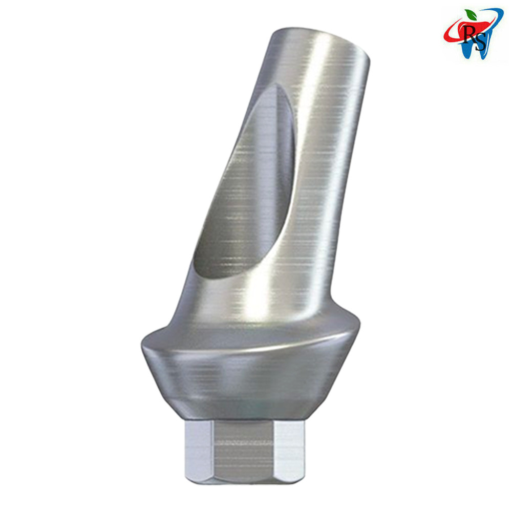 1x Dental Impl ant Anatomic Angulated 25° Abut ment Internal Hex 2.42mm Screw