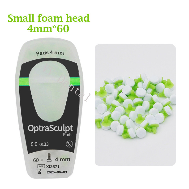 60pcs 4mm/6mm Oral Optrasculpt Pad Composite Resin Filling Spatula for Mixing
