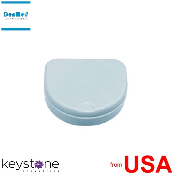 KEYSTONE High-Gloss Ortho Box – LIGHT BLUE, 12pk. 3/4in deep. Orthodont 124587