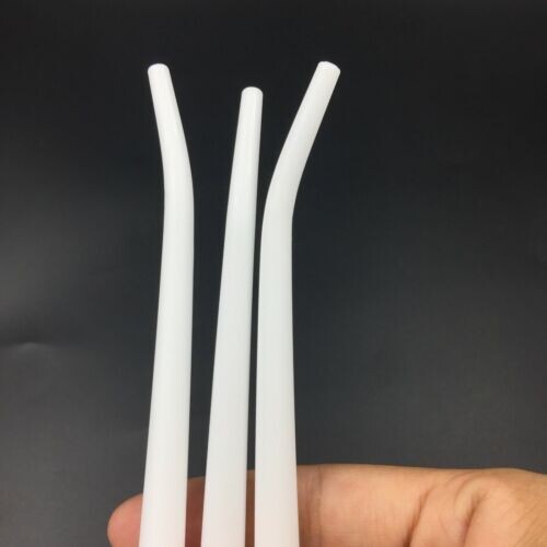 25Pcs (1 Bag) Surgical Aspirator Tips White Medium 1/8″ Dental Suction Saliva