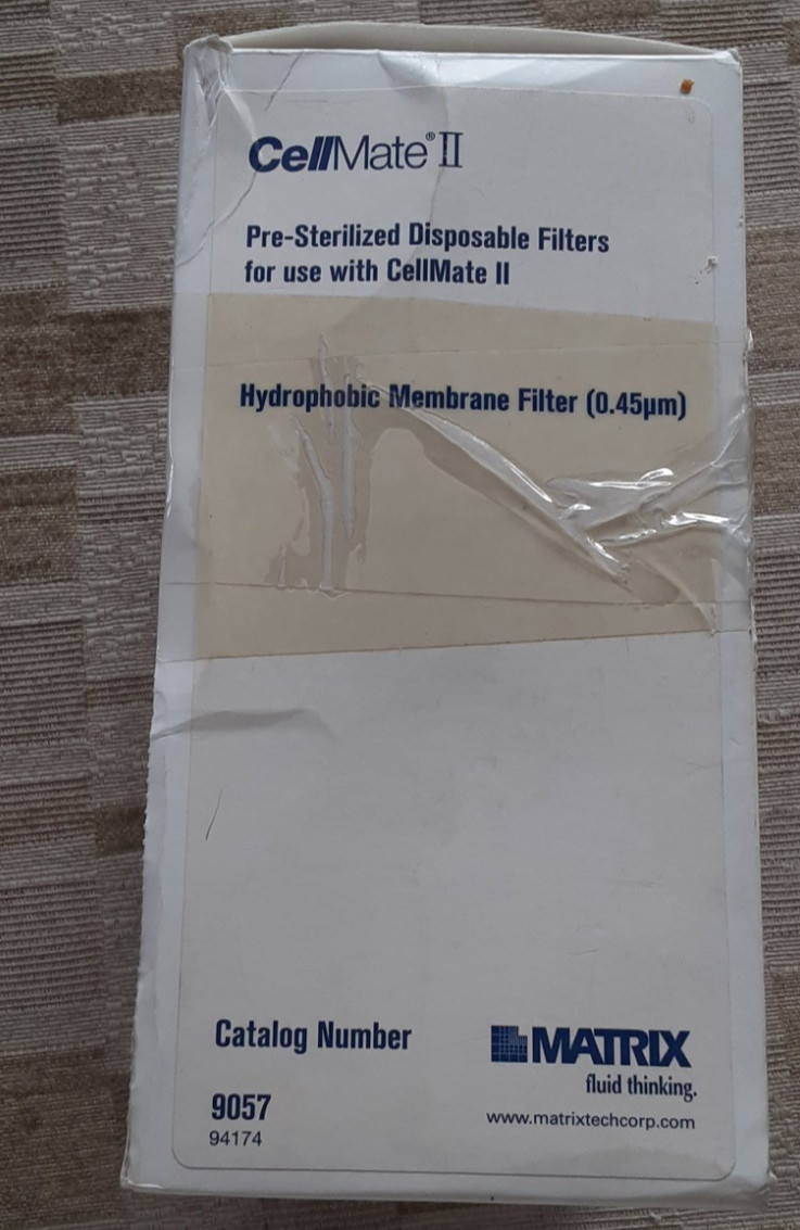 MATRIX 0.45um Hydrophobic Membrane Filter (23 ind. sealed) 9057
