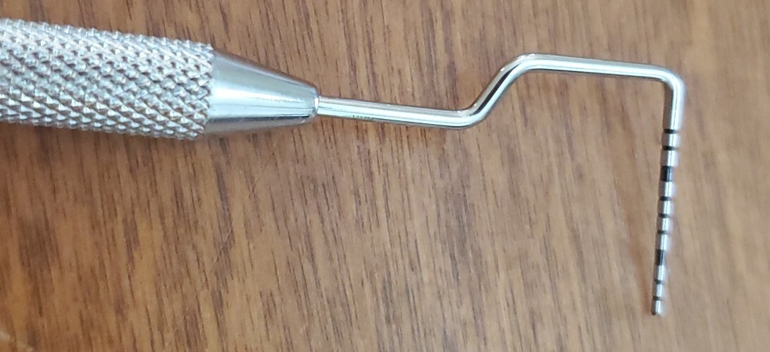 Hu-Friedy Color Coded Probe Instrument 12 UNC Novatech PCPNT12 #30 Round Handle