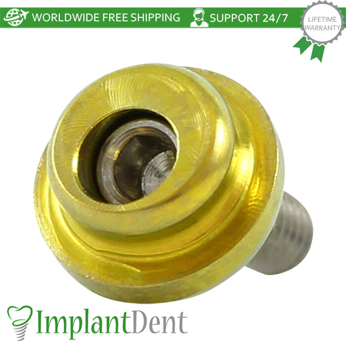 1x Dental Angulated 18° Loc In Attachment Standard Set Int Hex System 2.42mm