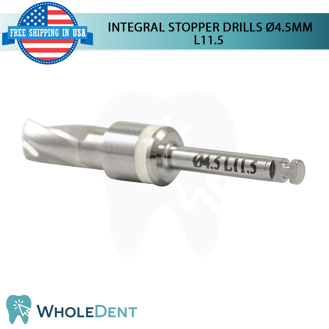 Surgical Integral Stopper Drill Ø4.5 External Irrigation Dental Implant