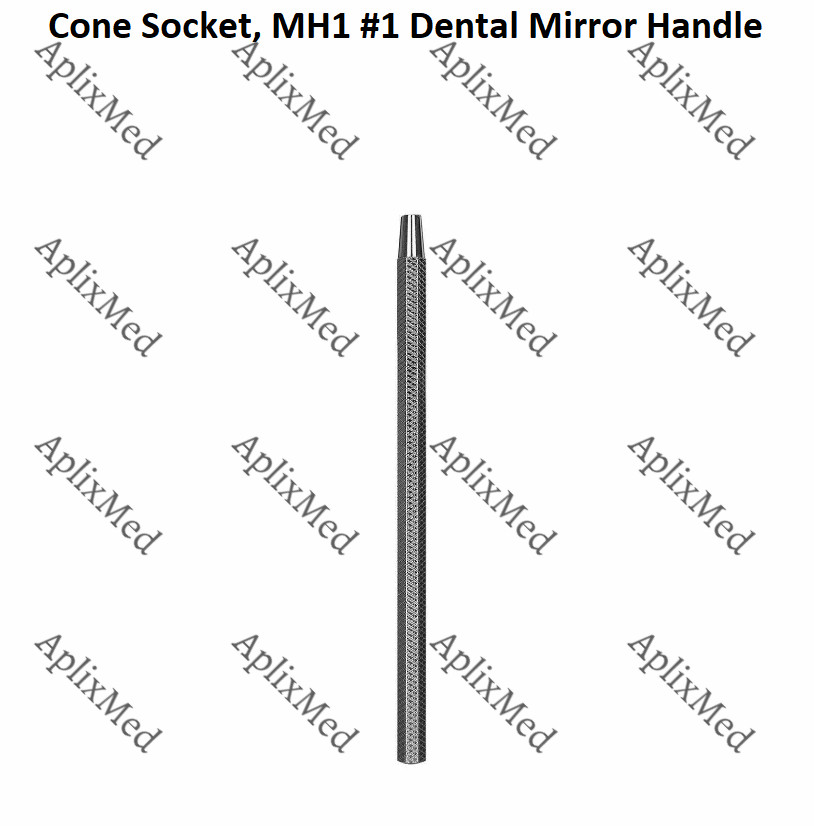 40 Pcs Dental Mouth Mirror Handle Cone Socket MH1 #1